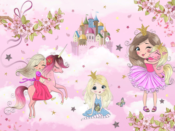 Фотообои Принцессы для девочки