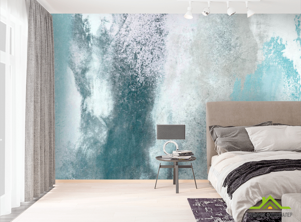выбрать Фотошпалери Бірюзова Абстракція Фотошпалери Абстракція на стіну