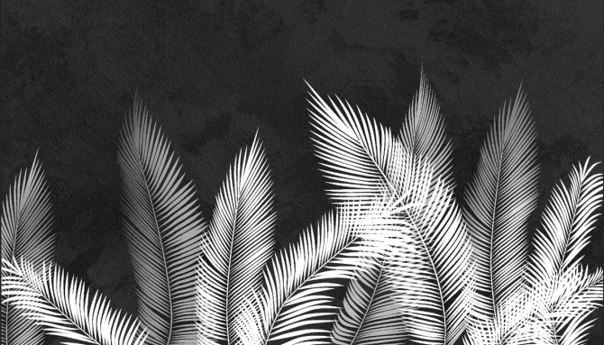 Фотошпалери зелене листя на стіну