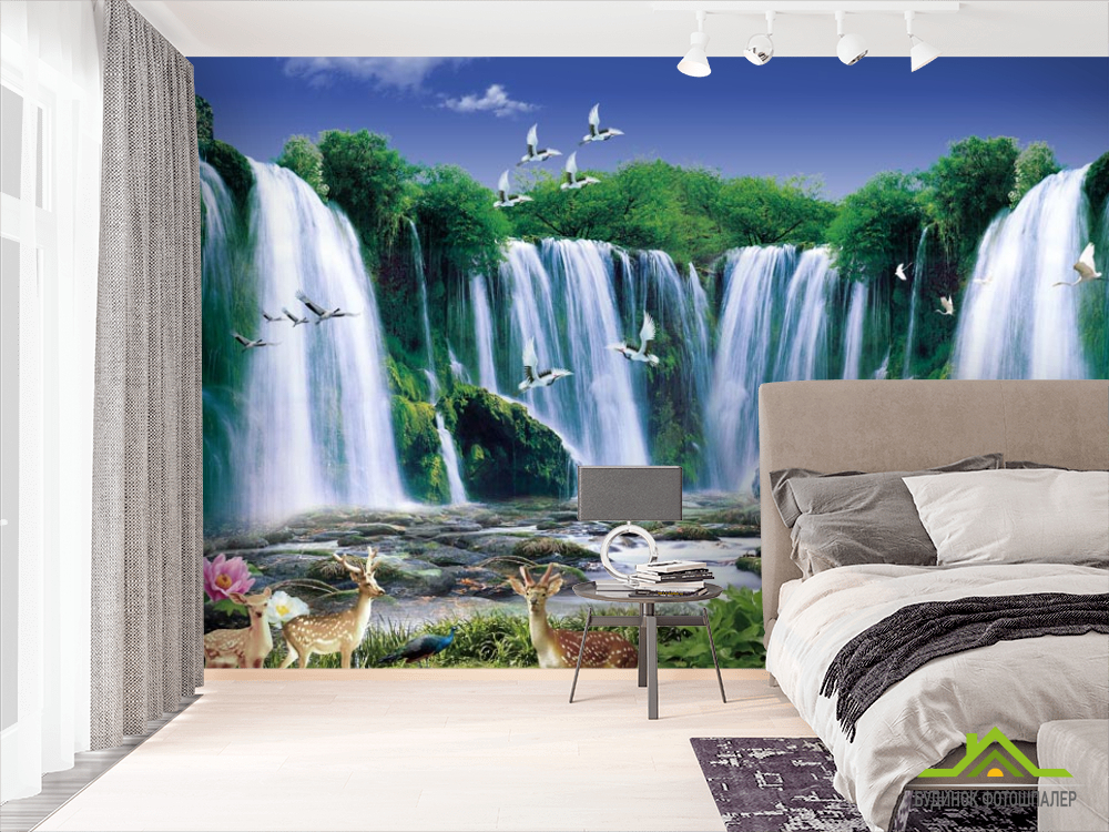Фотообои Живописный водопад