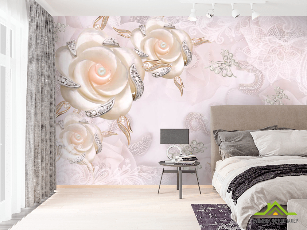 Фотошпалери Зд брошки