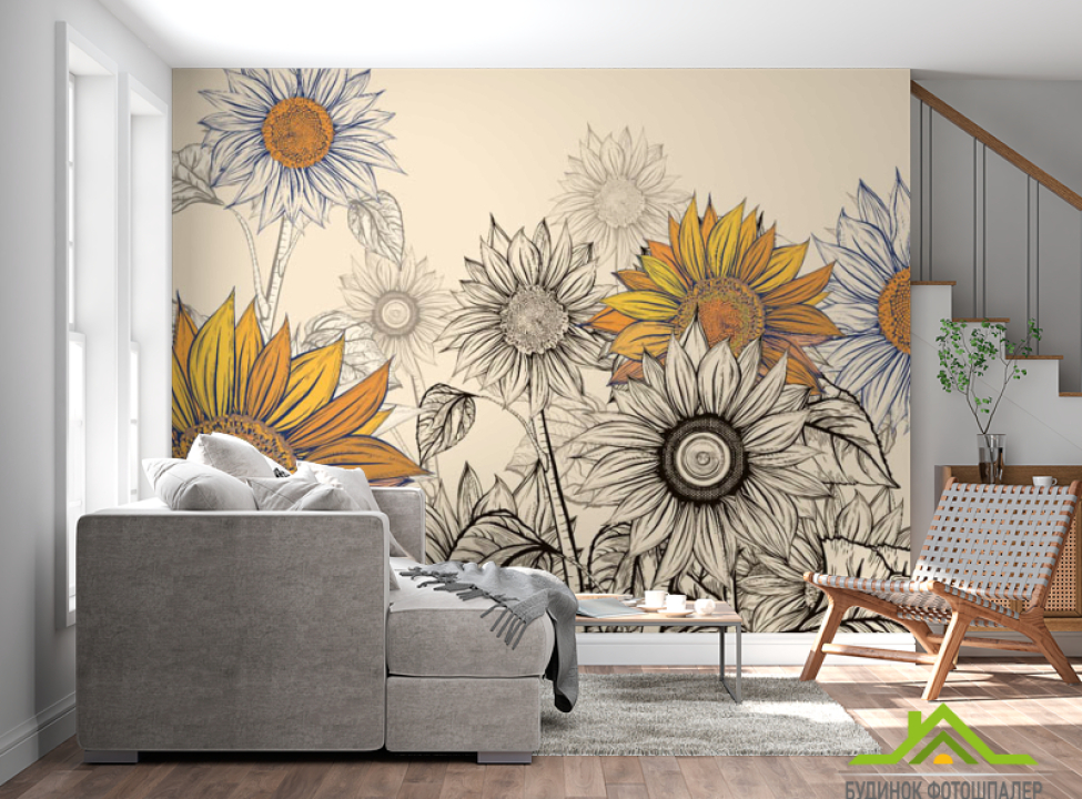 выбрать Фотообои подсолнухи Фотообои разные на стену