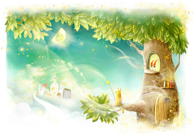 Фотошпалери Сказачное дерево