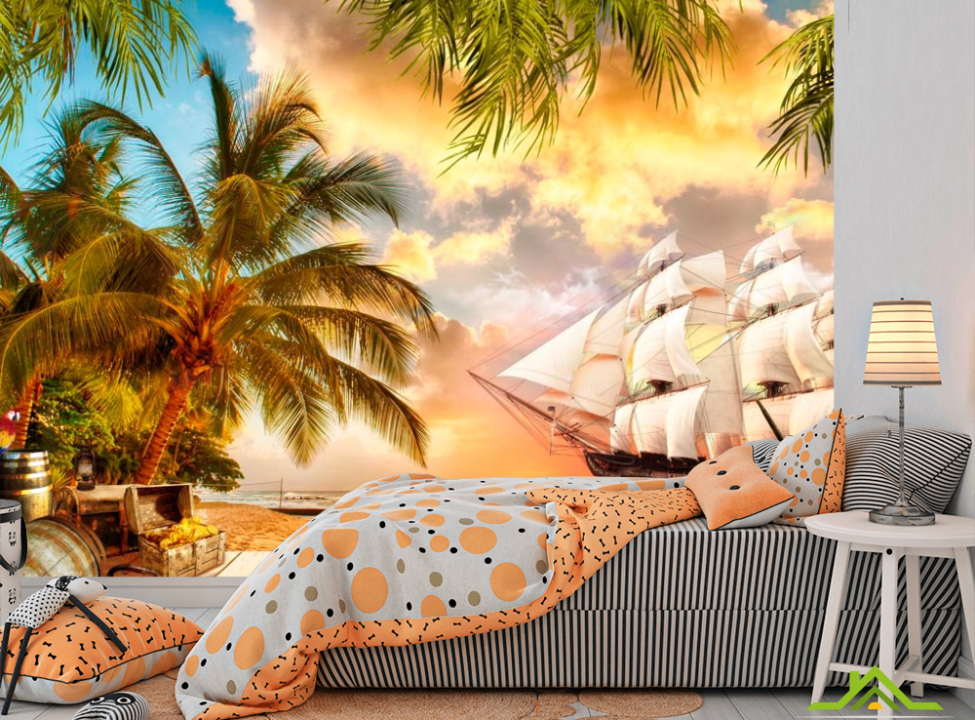 выбрать Фотообои Корабль Фотообои пираты на стену