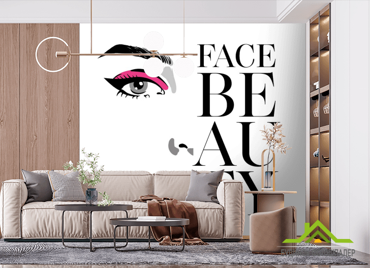 Фотообои Девушка для салона