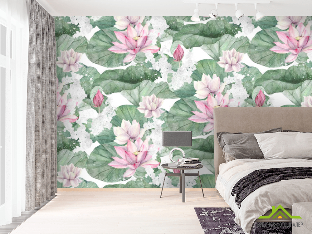 Фотошпалери Дизайнесркие лотоси