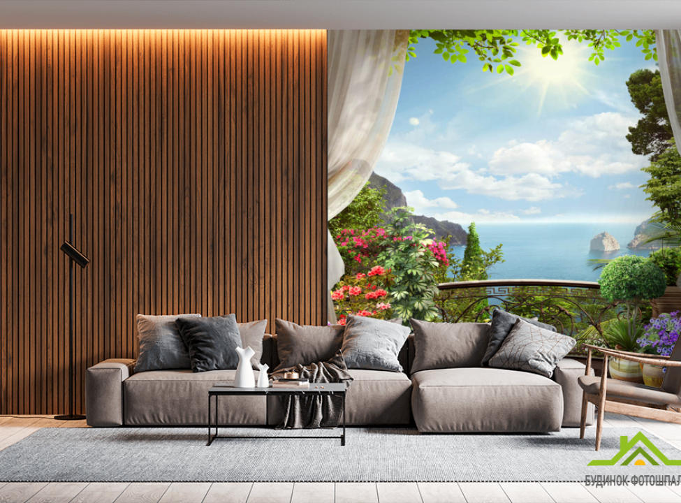 выбрать Фотошпалери Фреска з видом на море Фотошпалери Фрески на стіну