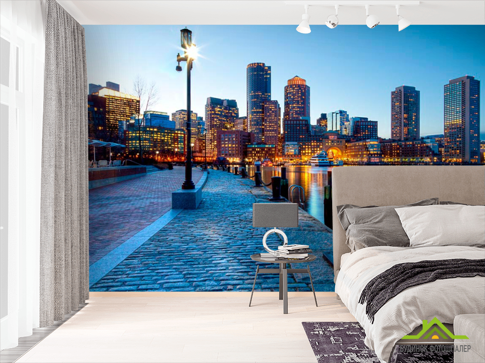 Фотообои Набережная, утро