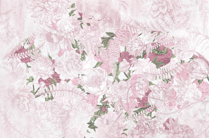 Фотообои Векторные дизайнерские цветы