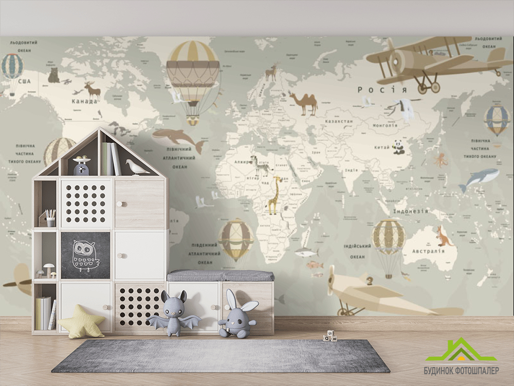 Фотообои Карта