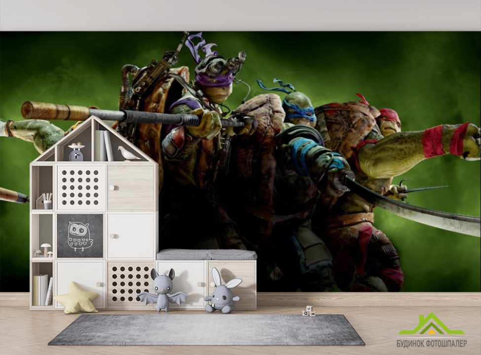 выбрать Фотообои Черепашки ниндзя Фотообои Черепашки ниндзя на стену