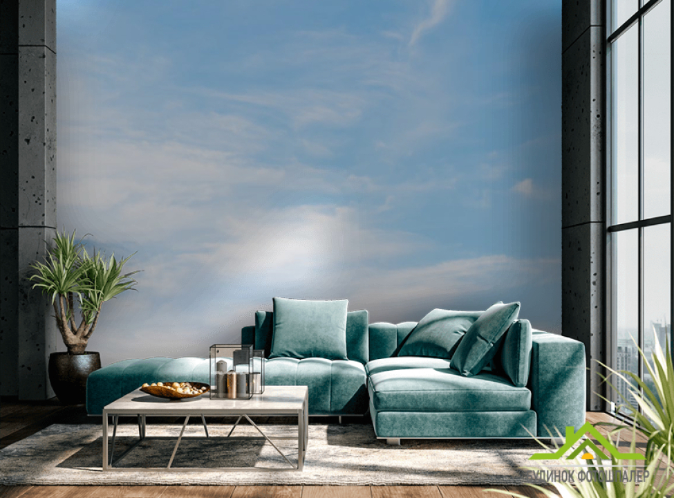 выбрать Фотошпалери біло-блакитне небо Фотошпалери Природа на стіну