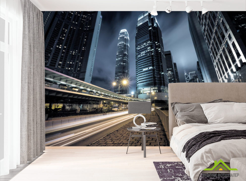 выбрать Фотошпалери вечірнє місто перспектива Фотошпалери Місто на стіну