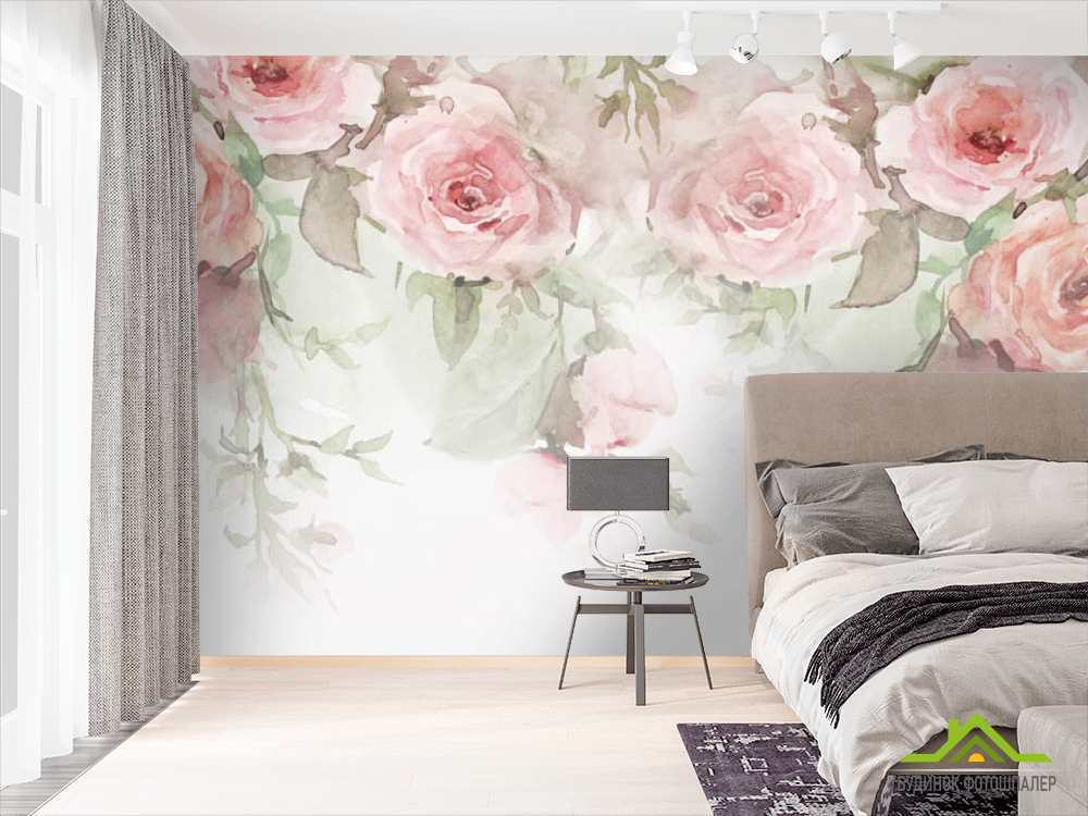 Фотошпалери троянди маслом