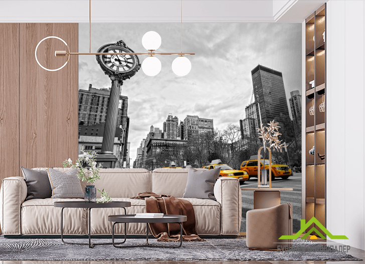 Фотообои желтое такси в Англии