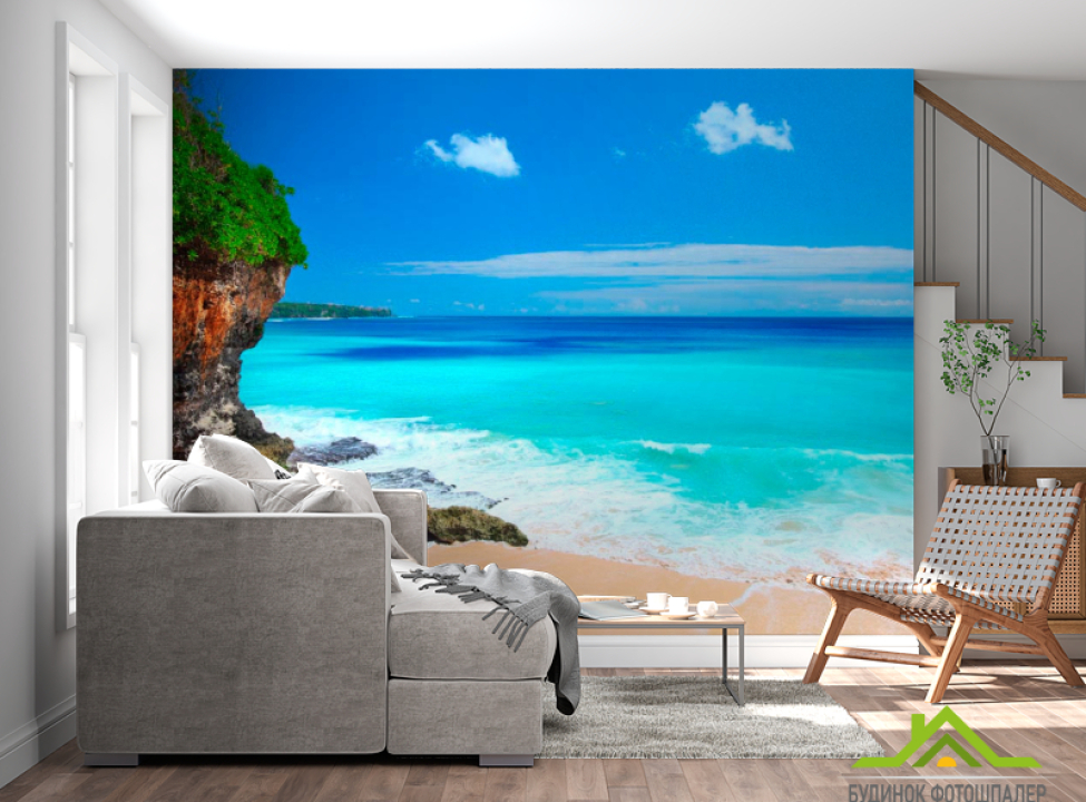 выбрать Фотошпалери Скеля і море Фотошпалери Море на стіну