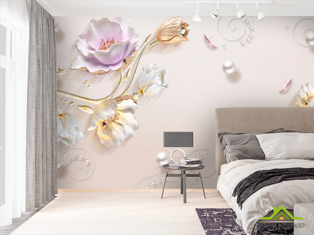 Фотошпалери Керамічні квіти