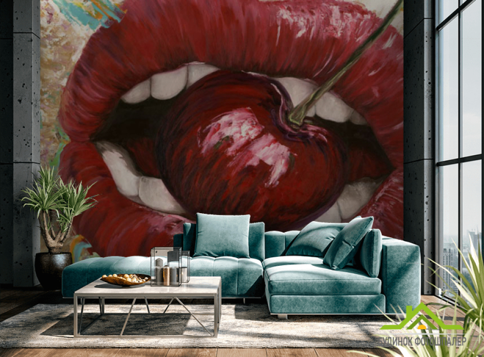 выбрать Фотообои Губки с вишенкой Фотообои разные на стену