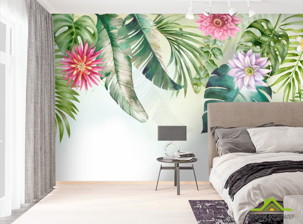 выбрать Фотошпалери тропічні листя Фотошпалери різні на стіну