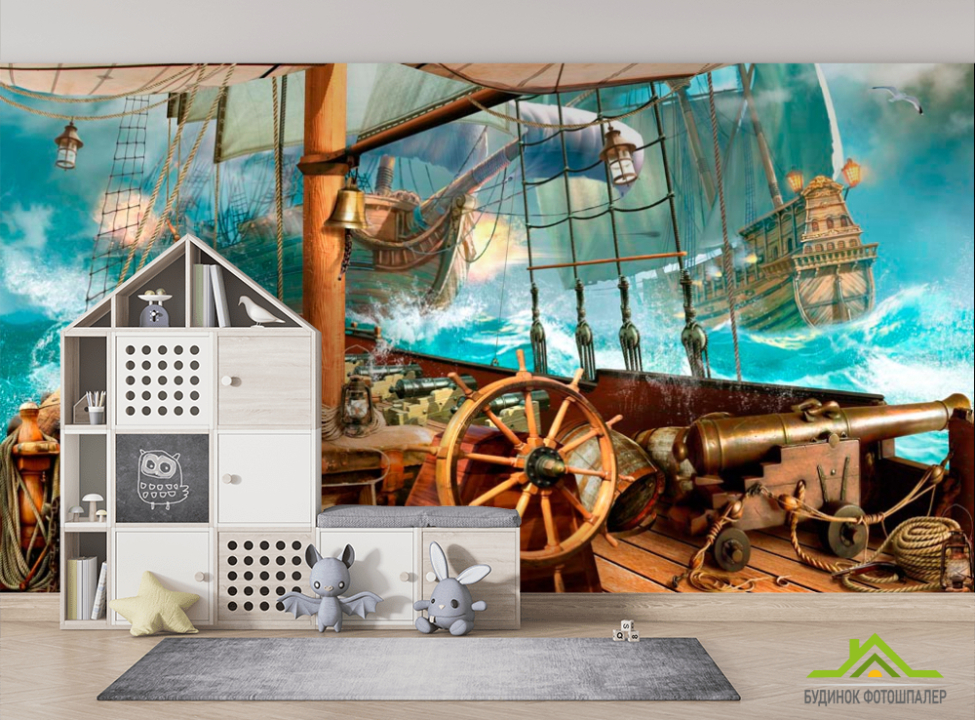 выбрать Фотообои Корабль Фотообои пираты на стену