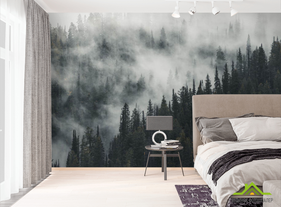 выбрать Фотообои Туманный лес Фотообои Природа на стену