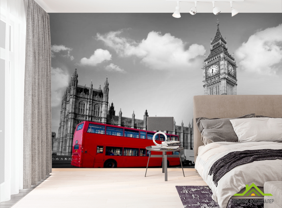 выбрать Фотообои Городской автобус, Лондон Фотообои Лондон на стену
