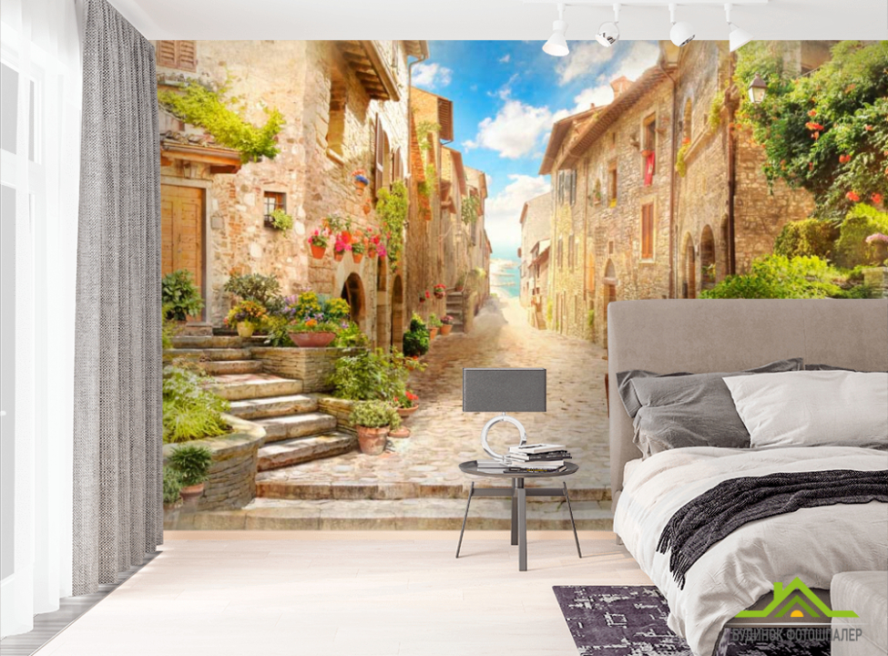 выбрать Фотообои Дворик Фотообои Фрески на стену