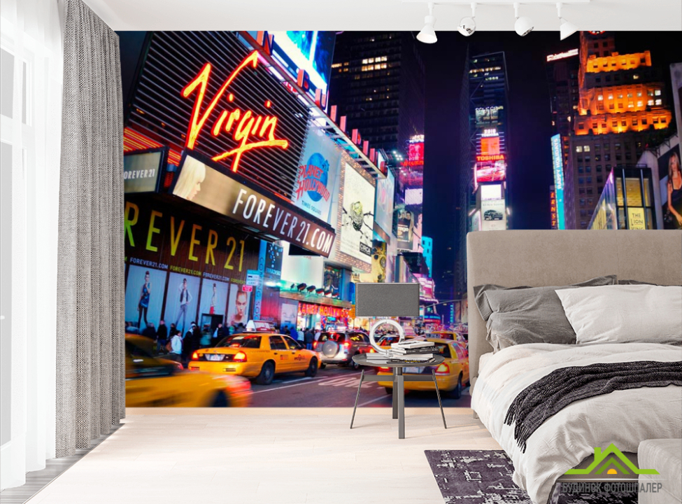 выбрать Фотообои Люди, машины, пробка в Чикаго Фотообои Чикаго на стену