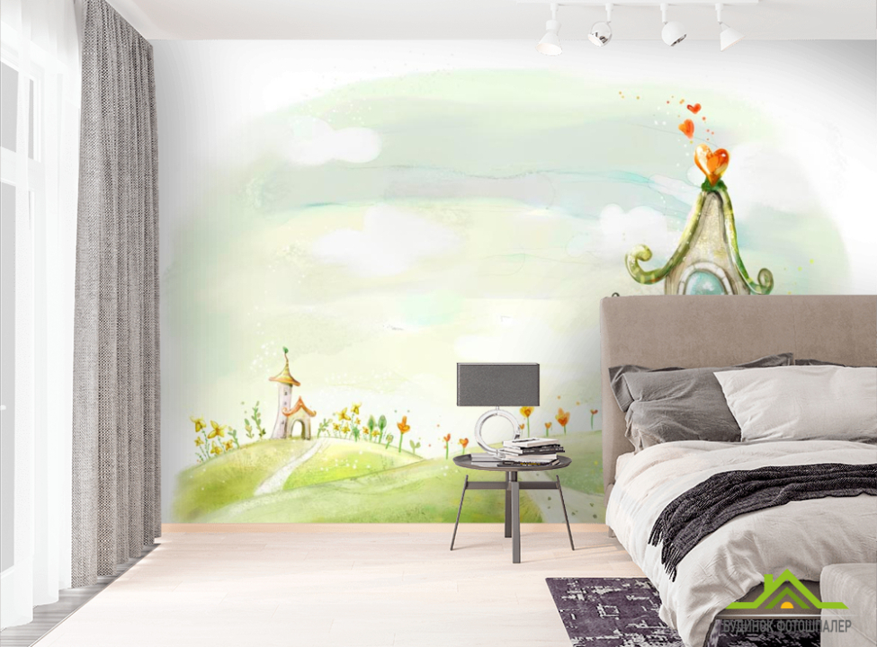 выбрать Фотошпалери Будиночок Фотошпалери Ілюстрації на стіну