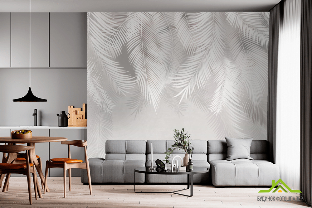 Фотошпалери гілочки з тоненьких листочків