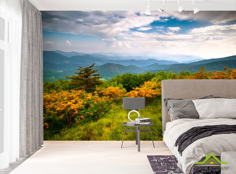 выбрать Фотообои Дикое дыхание, горы Фотообои лес на стену