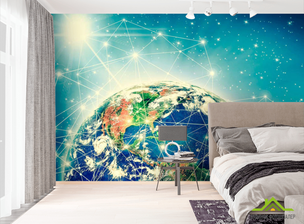 выбрать Фотошпалери Планета земля Фотошпалери Космос на стіну