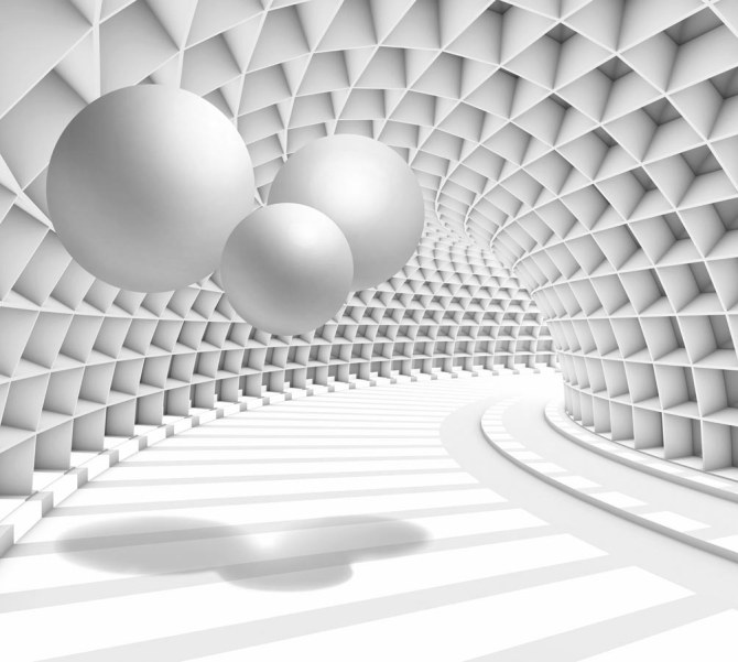 Фотошпалери Тунель з кулями