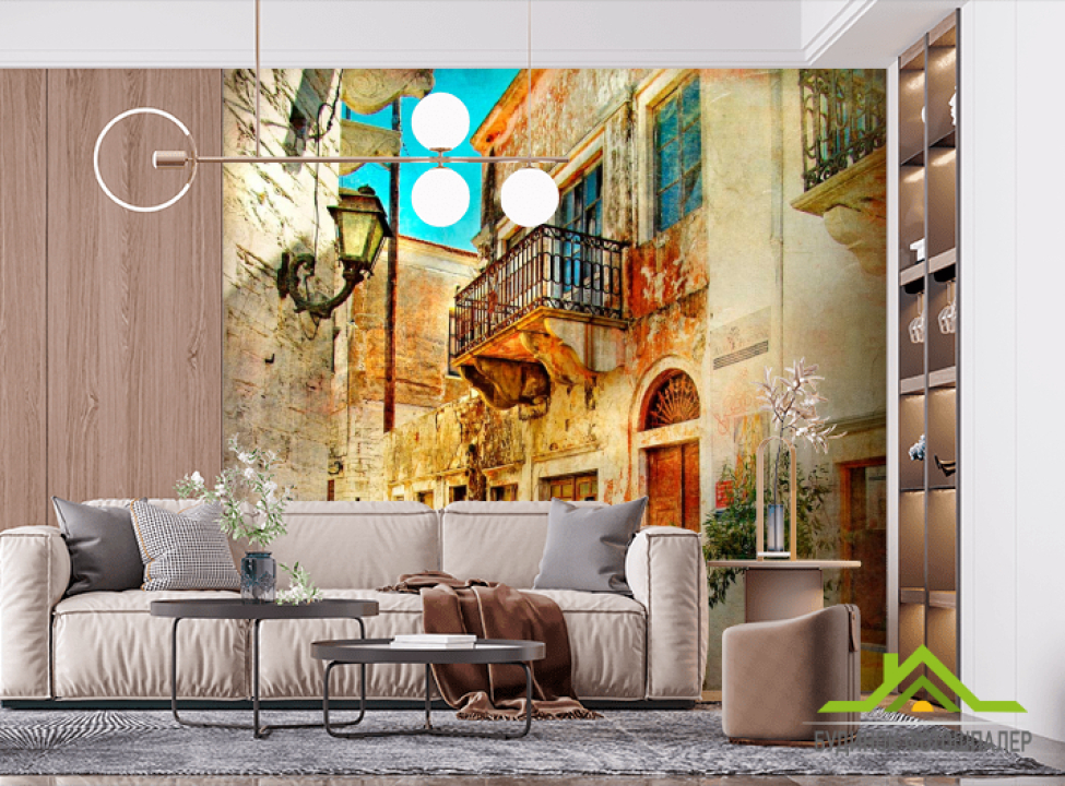 выбрать Фотошпалери Вулиця з ліхтарями Фотошпалери Вулиці на стіну