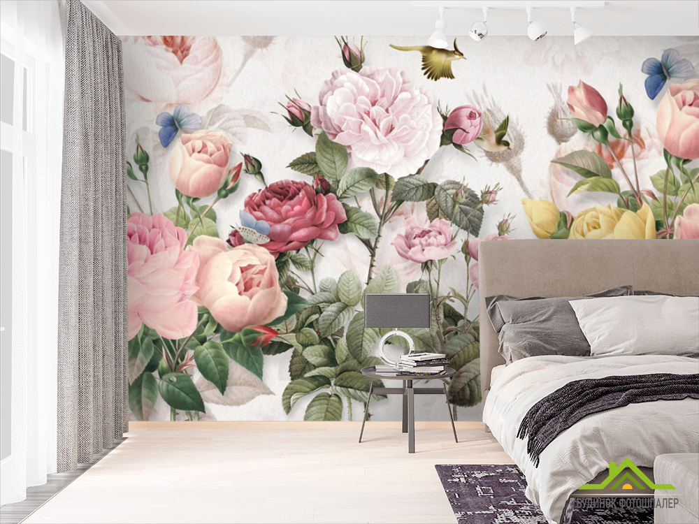 Фотообои Цветы винтажные