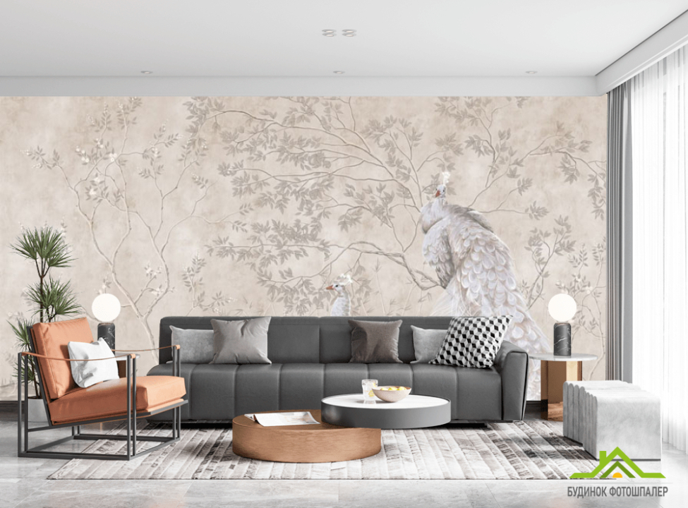 выбрать Фотошпалери павичі в східному стилі Фотообої по стилю на стіну