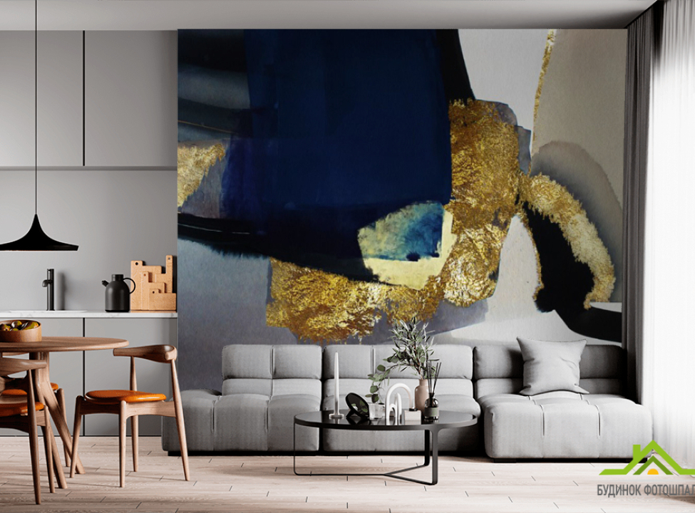 выбрать Фотообои абстракция с золотом Фотообои с золочением на стену