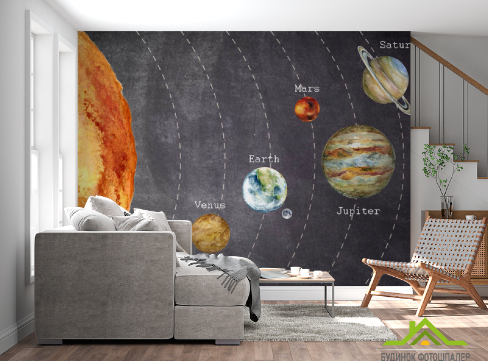 выбрать Фотошпалери Планета Сонячної системи Фотошпалери Космос на стіну