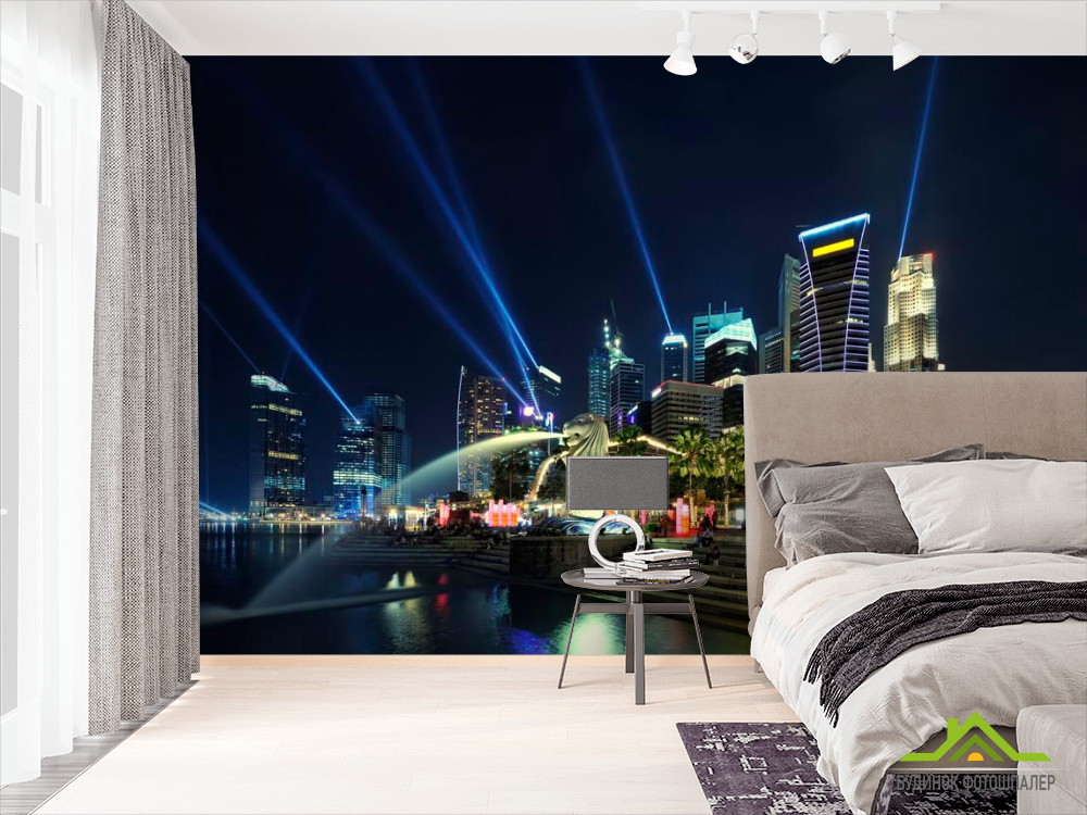 Фотошпалери Фонтан на набережній