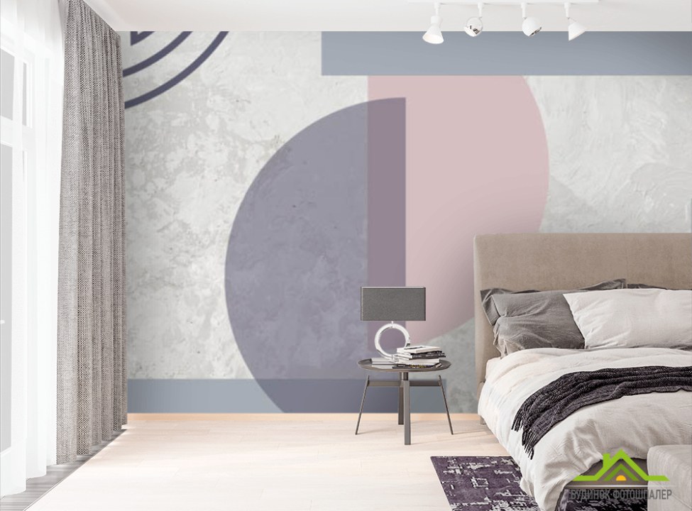 выбрать Фотообои Дизайнерский принт 3d Фотообои Геометрия на стену