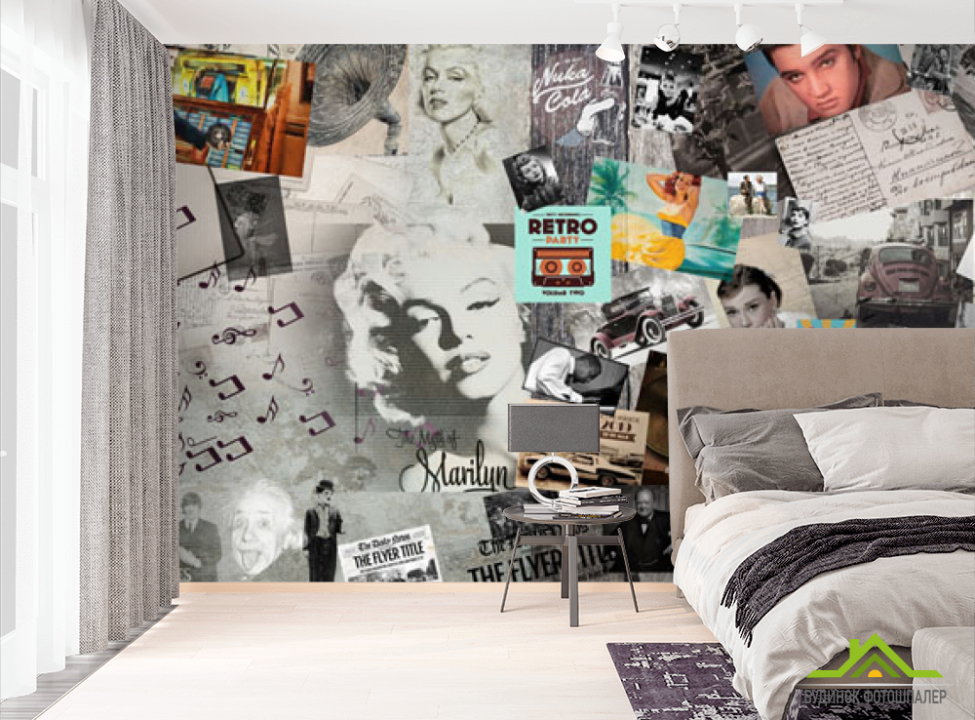 выбрать Фотообои Ретро фотообои для салона красоты Фотообои в салон красоты на стену