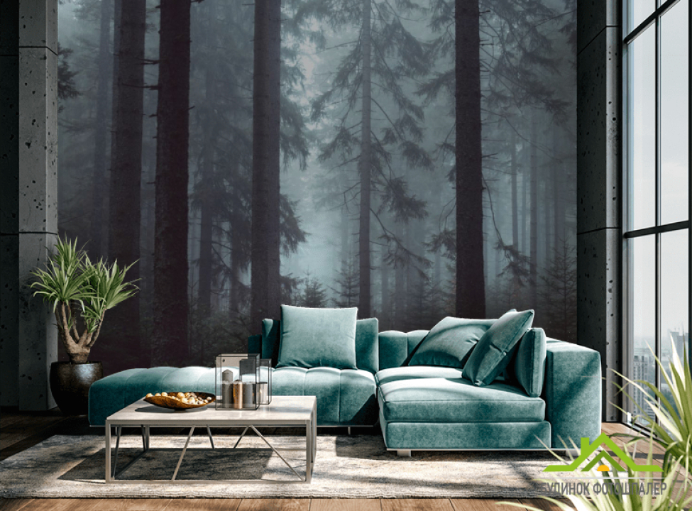 выбрать Фотошпалери Сірий ліс Фотошпалери Природа на стіну