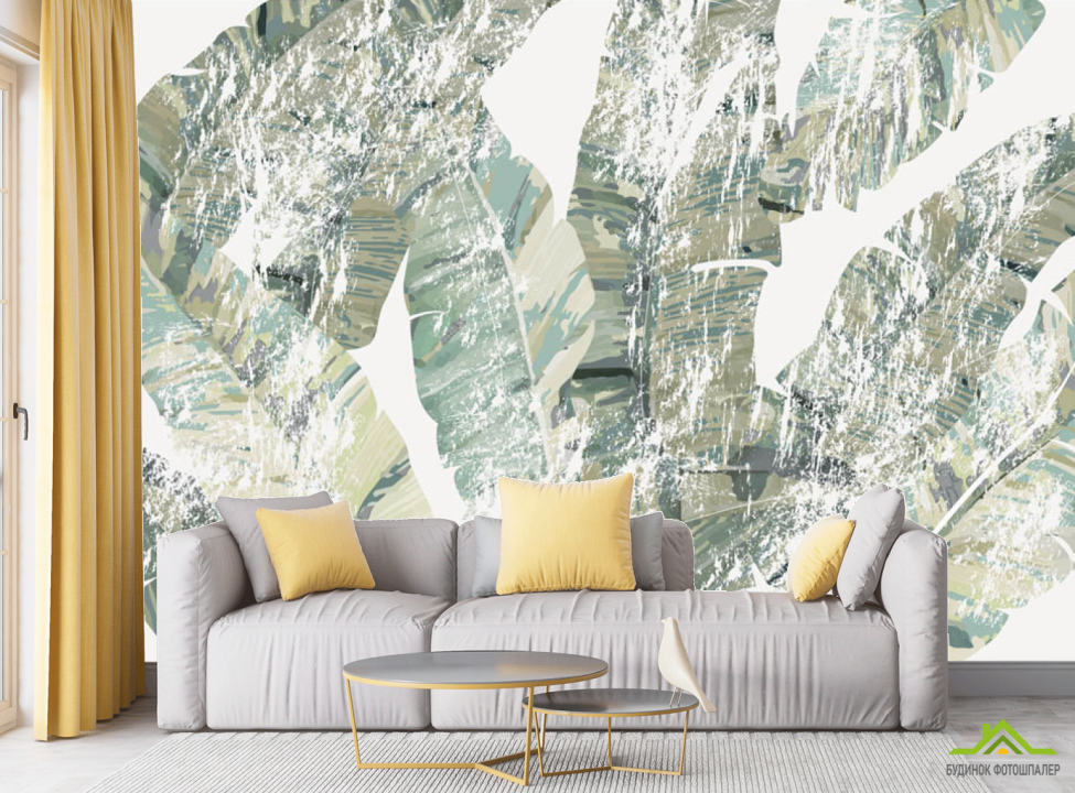 выбрать Фотообои Банановые листья Фотообои в гостиную на стену