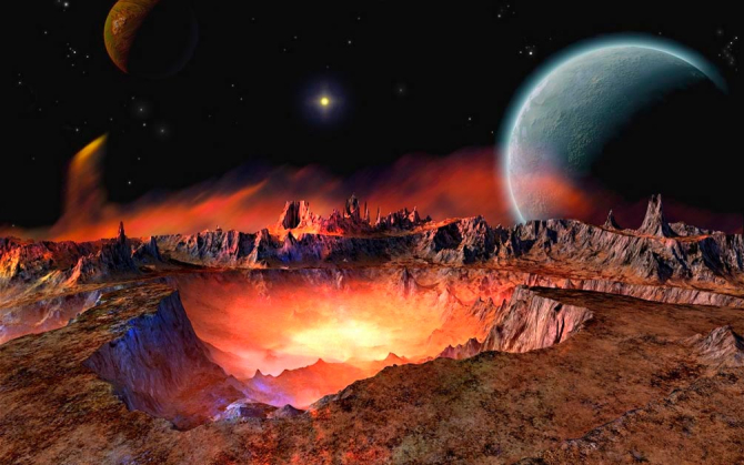 Фотошпалери Кратер