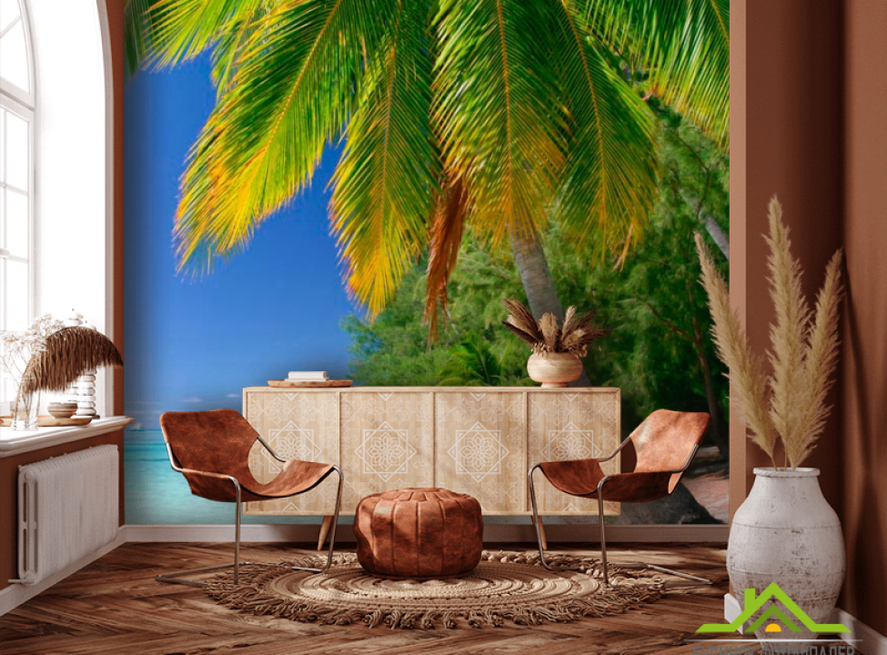 выбрать Фотошпалери Пальма з кокосами Фотошпалери різні на стіну