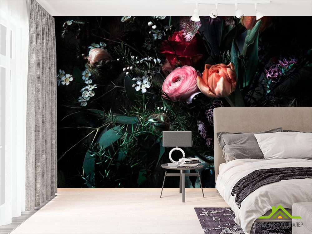 Фотообои 3Д Цветы