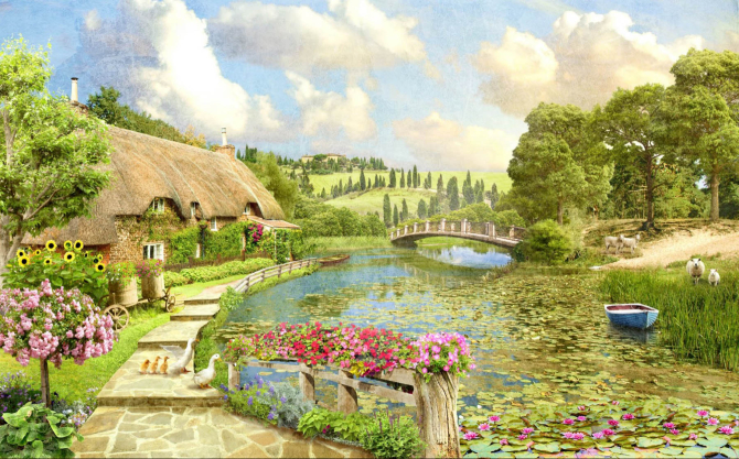 Фотошпалери Фреска