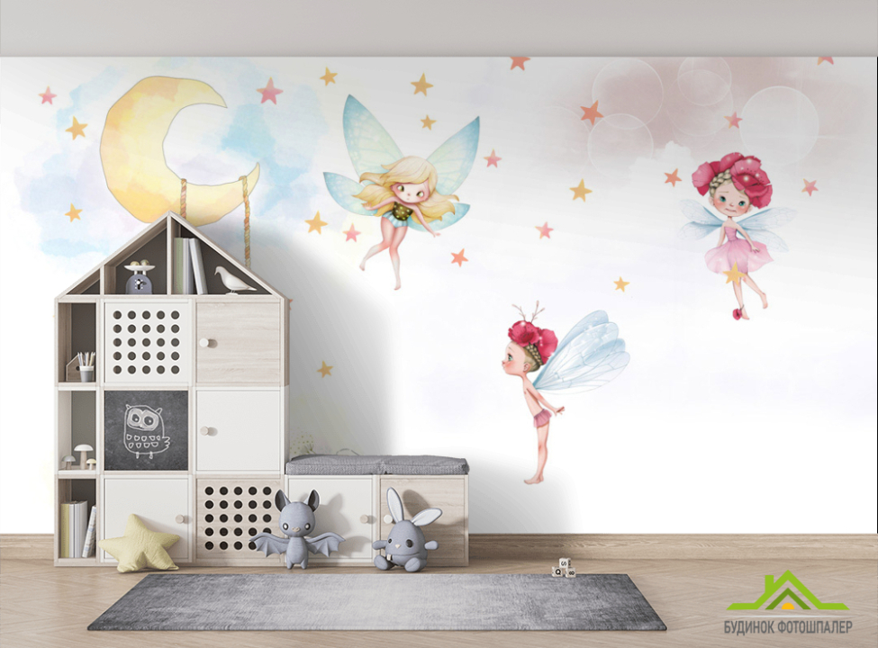 выбрать Дитячі фотошпалери феї Фотошпалери Little kids на стіну