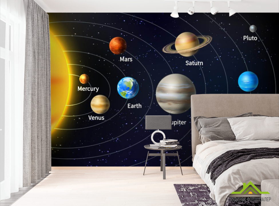 выбрать Фотошпалери планети Сонячної системи Фотошпалери Космос на стіну