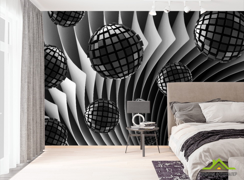 выбрать Фотошпалери 3D сфери Фотошпалери 3Д на стіну